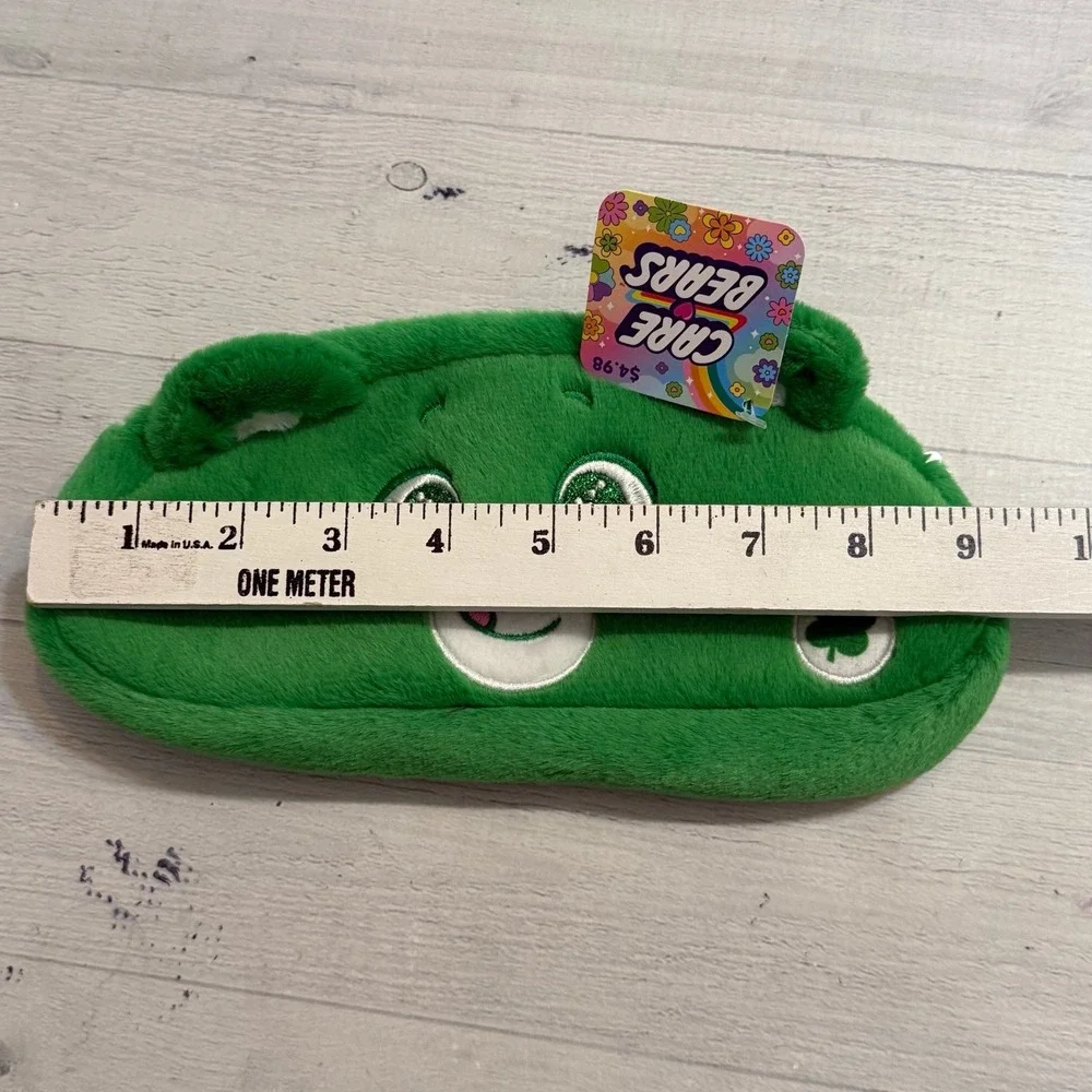 Care Bears‎ plush Pencil Case good luck bear NEW